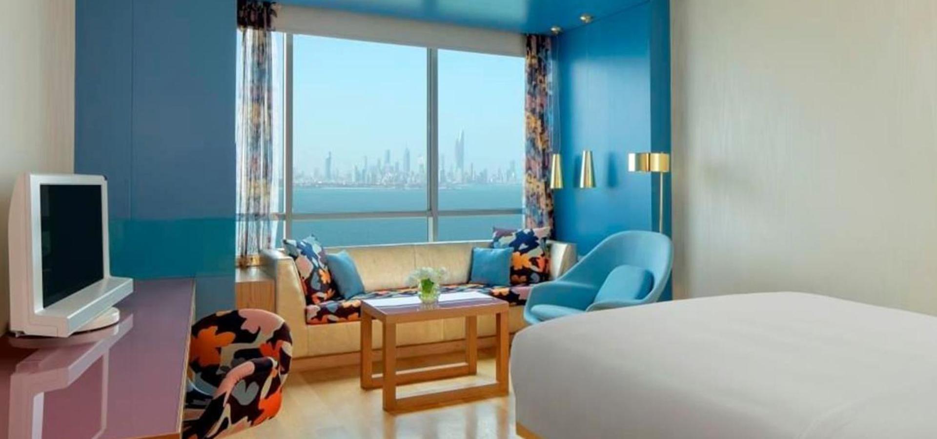 Symphony Style Hotel Kuwait Salmiya Kültér fotó A room at the hotel
